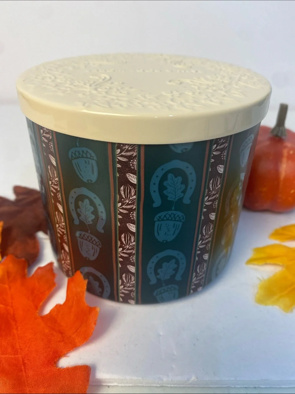 “Walk in the Woods” New 3 Wick Bath & Body Works Fall Autumn Candle